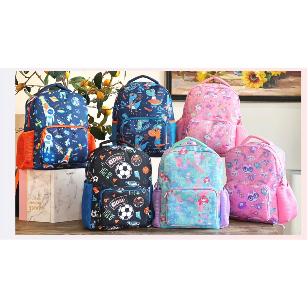 JGY – VEST พร้อมส่งเป้นักเรียน กระเป๋านักเรียน กระเป๋านักเรียนอนุบาล ประถม 3-10ปี แบรนด์แท้จากฮ่องกง ลายการตูนน่ารักๆ