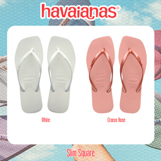 Havaianas Collection รองเท้าแตะ รองเท้าผู้หญิง CR Slim Square 4148301-0001 / 4148301-3544 (990)