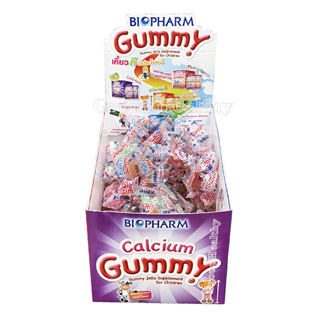 (ล็อตล่าสุด 06/04/24) Biopharm Gummy (คละสี) รวมรสชาติในกล่องเดียว [&gt;กล่องรวม 40 เม็ด&lt;]