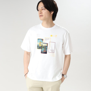 TAKEO KIKUCHI เสื้อยืด NIHONGA GRAPHIC AICHI TSHIRT