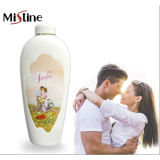 Mistine Sweetine Perfume Talc แป้งหอมโรยตัว กลิ่นสวีททิน ให้ความหอมของลิ่นหอมของ หมู่มวลดอกไม้ 600 g.