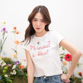 MOST ✹ เสื้อยืด Mermaid is Real USA Cotton Tee by MST