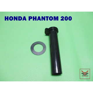 HONDA PHANTOM 200 THROTTLE FILLING GRIP "BLACK" SET // ปลอกคันเร่ง (ไส้เร่ง) สีดำ (1 อัน) สินค้าคุณภาพดี