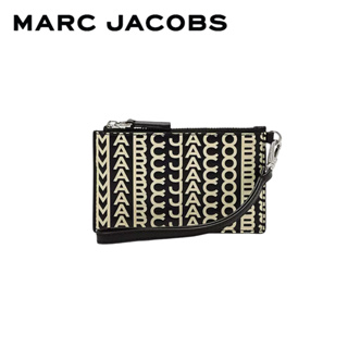 MARC JACOBS THE MONOGRAM LEATHER TOP ZIP WRISTLET S153L03FA22 กระเป๋าใส่บัตร