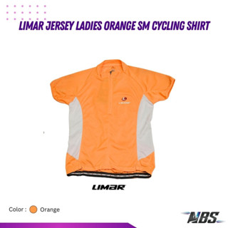 เสื้อปั่นจักรยาน สำหรับผู้หญิง Limar Jersey Ladies Orange SM Cycling Shirt