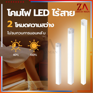 โคมไฟ LED ไร้สาย ไฟเซ็นเซอร์ ไฟอัตโนมัติ 20/30/50W ไม่ต้องใช้ถ่าน ติดตั้งง่าย ชาร์จ 1ครั้งอยู่ได้ 1เดือน