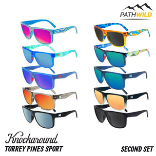 แว่นกันแดด KNOCKAROUND-TORREY PINES SPORT SUNGLASSES สำหรับการวิ่ง และออกกำลังกาย มียางรองแป้นจมูกเพื่อป้องกันการลื่น