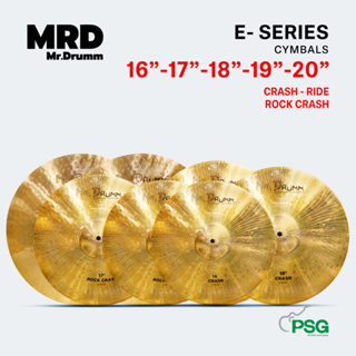 MR.DRUMM : CYMBALS E-SERIES 16" CRASH - 20" - RIDE