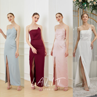 LALIT STUDIO Mori Dress เดรสเกาะอก (สินค้าพร้อมส่ง) ชุดเพื่อนเจ้าสาว IG ชุดออกงาน