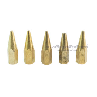 หัวเชื่อมแก๊ส อะเซทิลีน No.25 - No.150 หัวเชื่อมนมหนู AC (ราคาต่อตัว) Nozzle AC