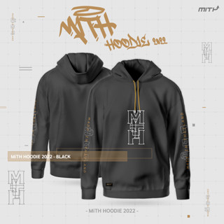 MiTH   เสื้อฮู้ดดี้ ลาย MiTH Winter 2022 Hoodie (Black) สีดำ