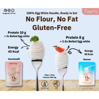 KETO เส้นหมี่ไข่ขาว เส้นหมี่คีโต นุ่ม คีโตทานได้ ไร้แป้ง ไม่มีน้ำตาล