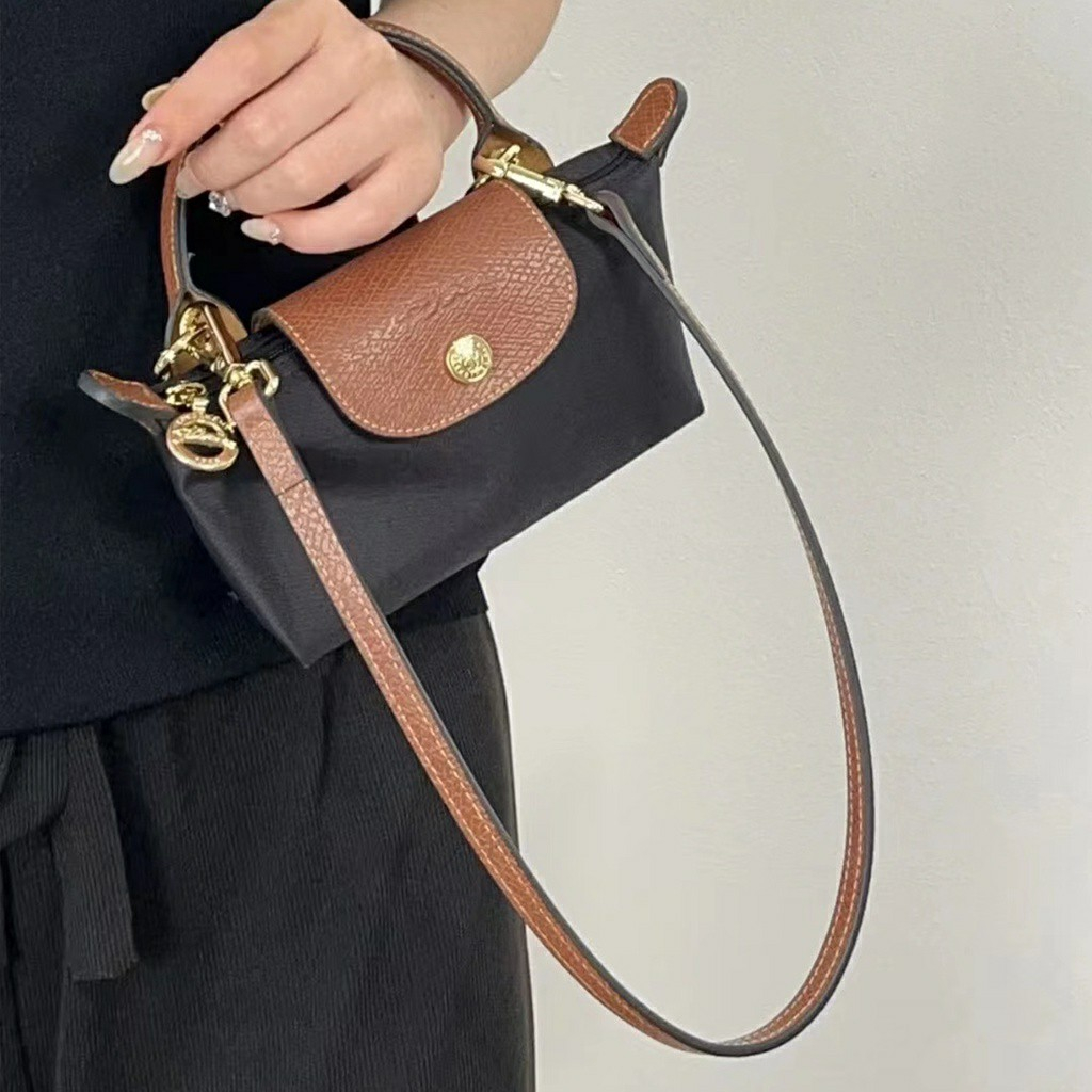 พร้อมส่ง🔥 สายสะพายไหล่ อุปกรณ์เสริม หนังแท้ สำหรับกระเป๋า longchamp mini