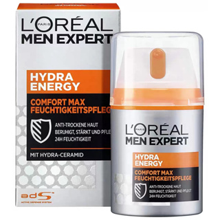 LOreal Men Power Super Moisturizing ครีมบำรุงผิว 50ml Moisturizing Cream โลชั่นต่อต้านแห้ง