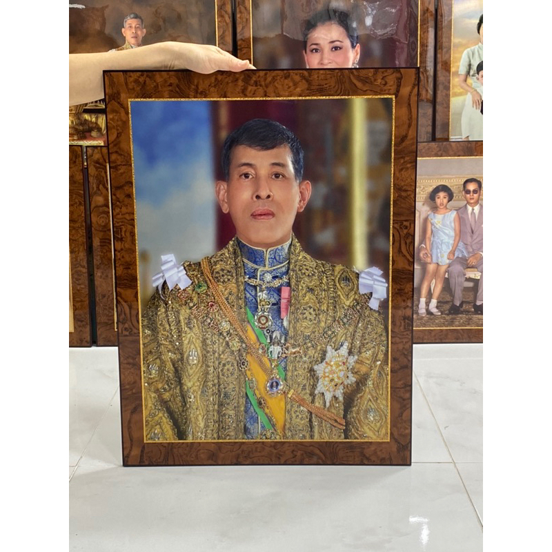 กรอบรูปวิทยาศาสตร์ รัชกาลที่10 แบบ1 รูปพร้อมกรอบ 18x24นิ้ว