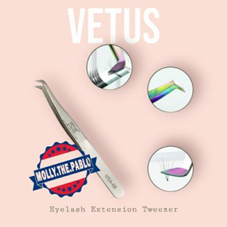 EYELASH EXTENSION TWEEZER NO.MAS-6B [READYTOSHIP]แหนบต่อขนตาถาวร ทวีซเซอร์MAS6Bแหนบต่อขนตาจับช่อ แหนบจับช่อ/พร้อมส่ง