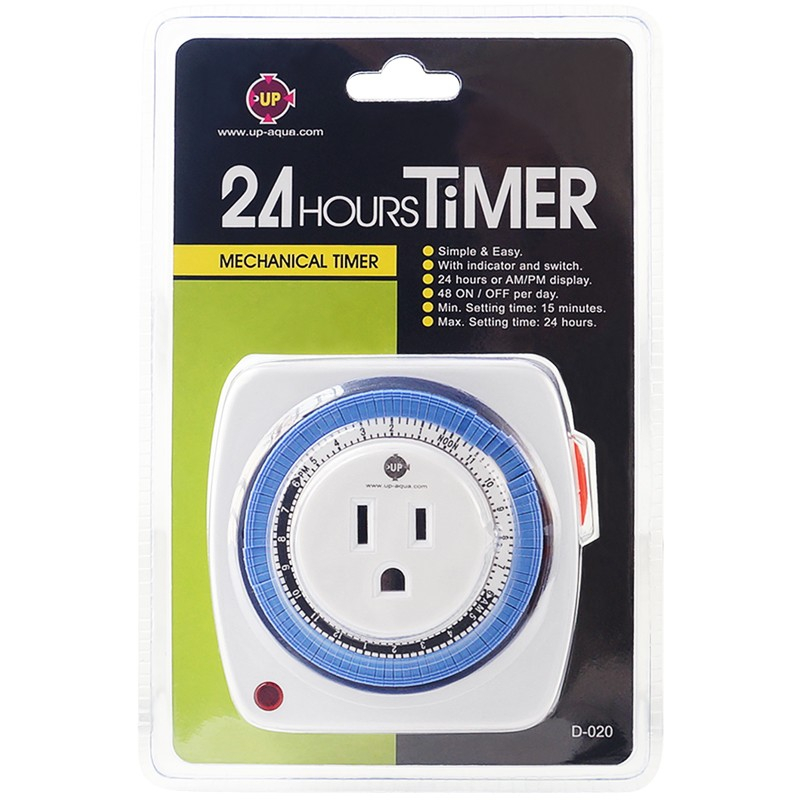 เครื่องตั้งเวลาเปิดปิดอุปกรณ์ไฟฟ้าอัตโนมัติ 24 Hours Timer by Up Aqua เครื่องตั้งเวลาอัตโนมัติ รุ่น D-020