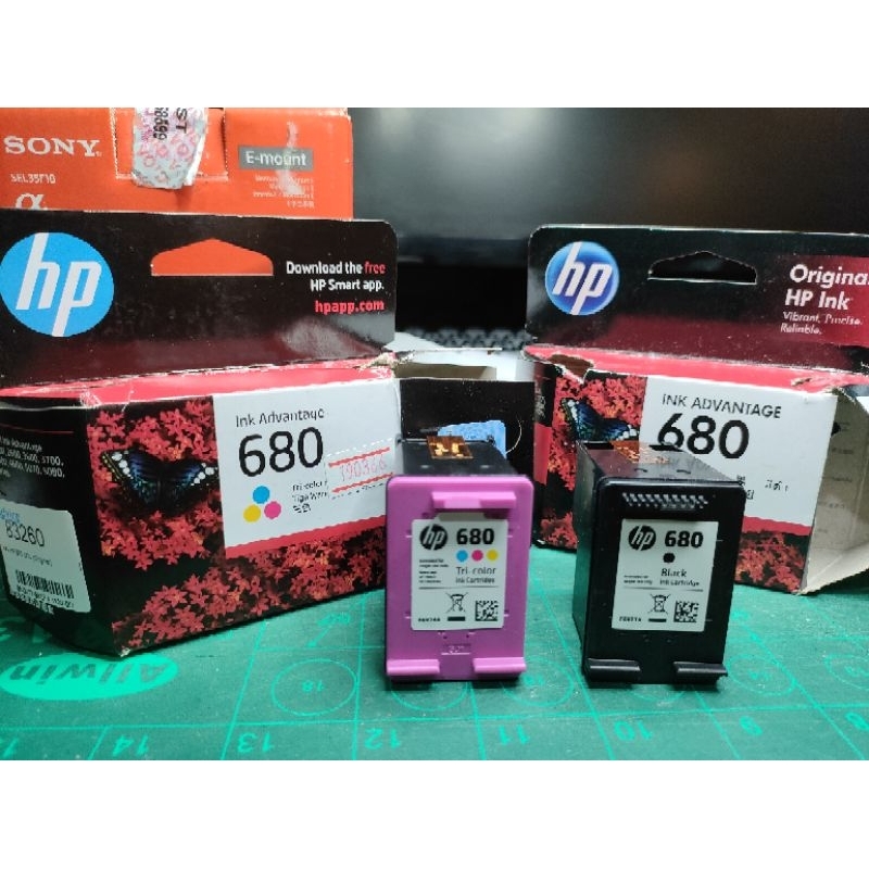 ตลับหมึกเปล่า HP 680 ไม่เคยเจาะหมึกเติม