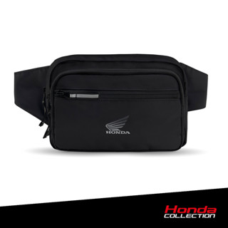 [Collection 2023] HONDA WAIST BAG BLACK  กระเป๋าคาดเอวฮอนด้า สีดำ