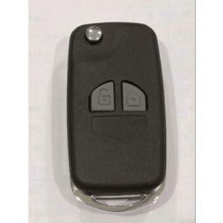 กุญแจรีโมทพับได้สำหรับ Suzuki Jimny SX4 Swift 2 ปุ่มพลิกปุ่มกด Remote Control Shell Suzuki SX4 Swift Grand Vitara 2