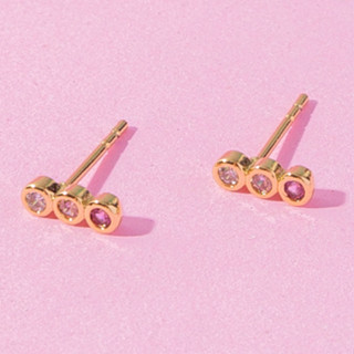 Lapaire l Tiny trio earring