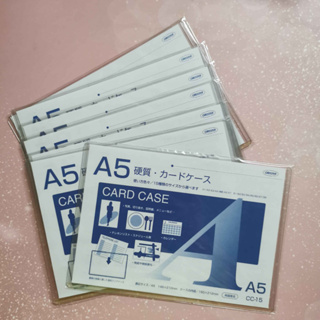 การ์ดเคส ซองพลาสติกแข็ง ใส ขนาด A5  : KYOEI Card Case A5 / 1 ซอง