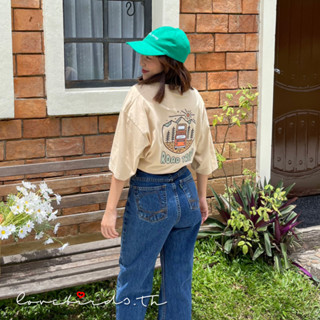 CAMPING collection เสื้อยืดโอเวอร์ไซส์