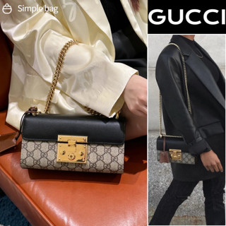 GUCCI PADLOCK SMALL GG SHOULDER BAG