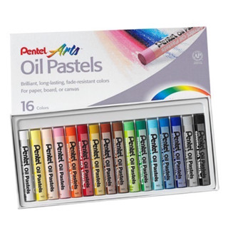 สีชอล์คน้ำมันสีชอล์คOil Pastels Pentel16สี