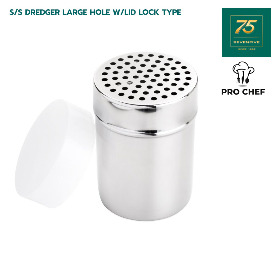 PRO CHEF กระปุกเครื่องปรุง กระปุกเกลือ กระปุกพริกไทย สแตนเลส PRC1-KB-KW-I แพ็ค 2 ชิ้น