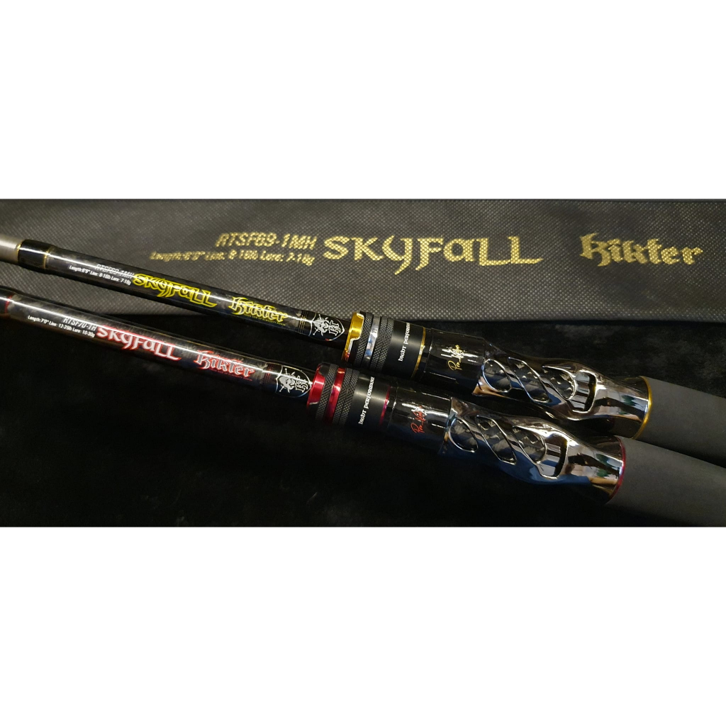 คันตีเหยื่อปลอม Rikter Skyfall 👍แถมหัวจิ๊กเรืองแสงอย่างดี มีทุกสี ให้เลือก สั่งเลย