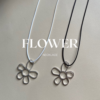 MISSGIRL - Flower necklace สร้อยคอจี้ดอกไม้ สร้อยมินิมอล