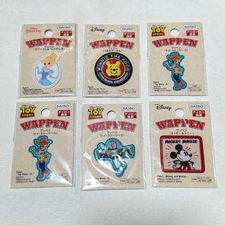 WAPPEN ของแท้100%ตัวรีดติดเสื้อ DIY ทรอยสตอรี่ มอนเตอร์อิงค์ เจ้าหญิง disney toy story