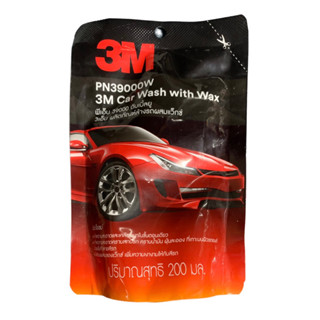 3M แชมพูล้างรถ ผสมแว๊กซ์ ชนิดเติม 200 ML. ( 2 in 1 ) ครบจบในถุงเดียว ถุงเติม