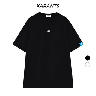 Karants เสื้อยืด Oversize Cotton 100% เสื้อยืดผู้ชายและผู้หญิง ไม่จางหาย เย็น - KR03