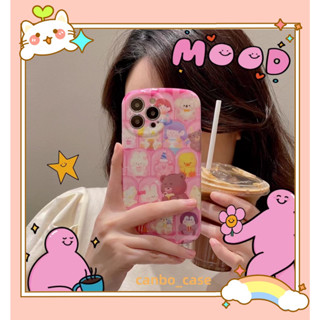 🎁ส่งของขวัญ🎁เคสไอโฟน สำหรับ 11 14 for iPhone Case 13 12 Pro Max การ์ตูน น่ารัก พร้อมขาตั้ง กันกระแทก เคสนิ่ม เคสโทรศัพท์