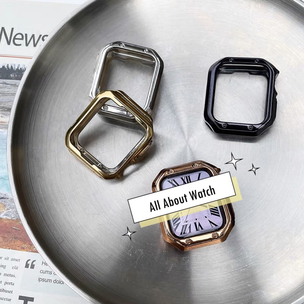 พร้อมส่งจากไทย เคส TPU Case Model J ใช้ได้กับ Smart Watch 8 7 6 5 4 3 2 1 SE Ultra และ Ultra8Pro Hel