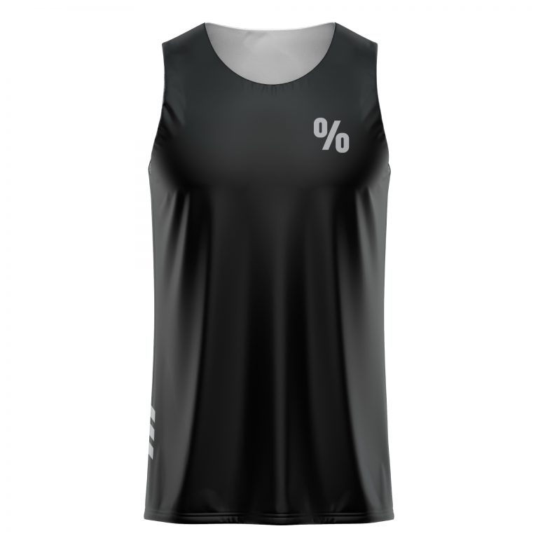 Thairun(ไทยรัน) เสื้อออกกำลังกายสำหรับใส่วิ่ง เสื้อ Percent Race First % แขนกุด