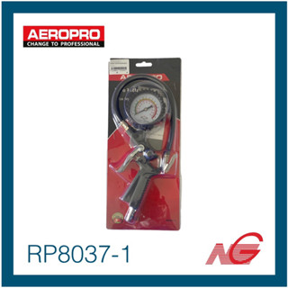 AEROPRO เกย์วัดลม เกจ์วัดลม RP8037-1 พร้อมหัวเติมลม ปืนเติมลมพร้อมเกจ์วัด