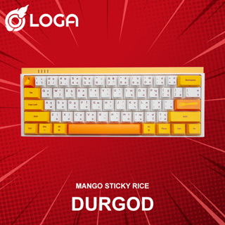 คีย์บอร์ด LOGA x Durgod : Mango sticky rice (ภาษาไทย) ประกันศูนย์ 2 ปี