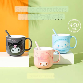 แก้วเซรามิก Sanrio พร้อมช้อน