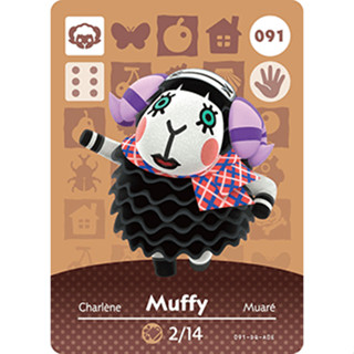 Animal Crossing Amiibo cards ของแท้ Series 1 No. 091