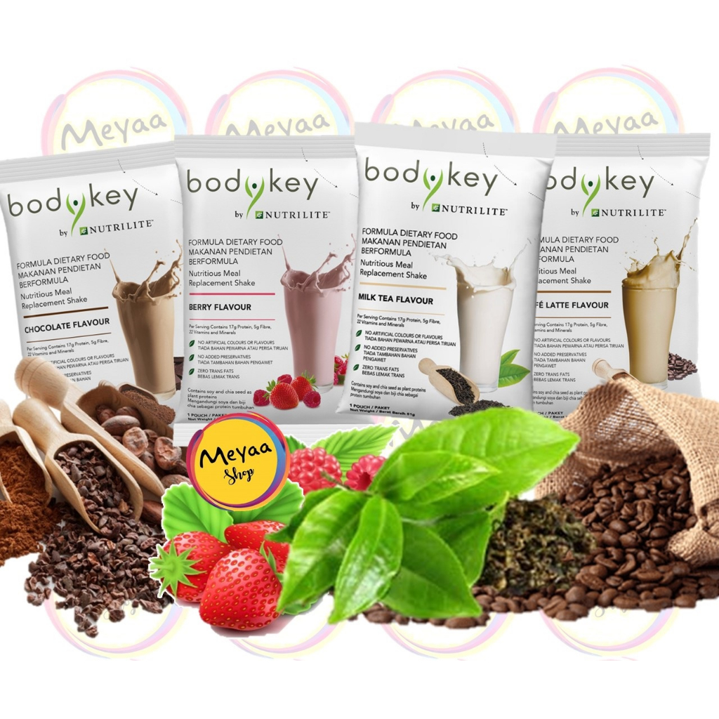 พร้อมส่ง...bodykey แบบแบ่งขาย ผลิตภัณฑ์ทดแทนมื้ออาหาร ของแท้ 100%