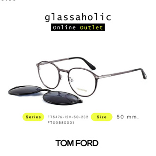 [ลดกระหน่ำ] กรอบแว่นสายตา TOM FORD รุ่น FT5476-12V ทรงกลม สี Shiny Silver สุด LIMITED