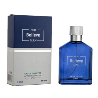 **Jeanmiss**น้ำหอมผู้ชาย FOR Believe MAN 88ml กลิ่นหอมสดชื่น  ติดทนหอมยาวนาน มีให้เลือก 2 กลิ่น