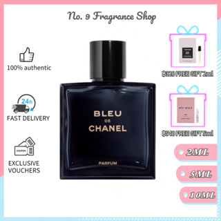 ของแท้ 💯 Chanel Bleu de Chanel Parfum 2ml/5ml/10ml น้ำหอมติดทนนาน