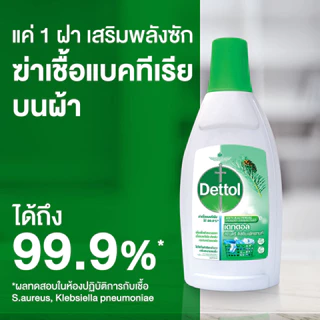 Dettol เดทตอล น้ํายาซักผ้าเดทตอลลอนดรี แซนิไทเซอร์ ผลิตภัณฑ์ซักผ้า 750มล.X1