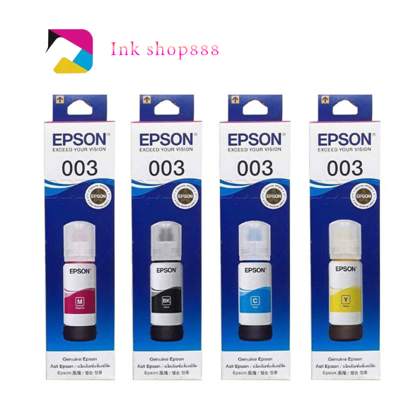EPSON Ink 003 Original หมึกเติมแท้สำหรับ EPSON L3110 L3210 L3216 L3150 L3250 NO.003 (300)