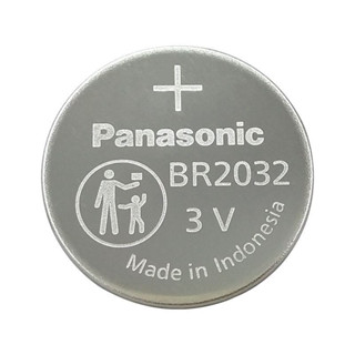 ถ่านPanasonic BR2032 LiCF 3V ของแท้ (แบ่งขาย 1 ก้อน)ออกใบกำกับภาษีได้