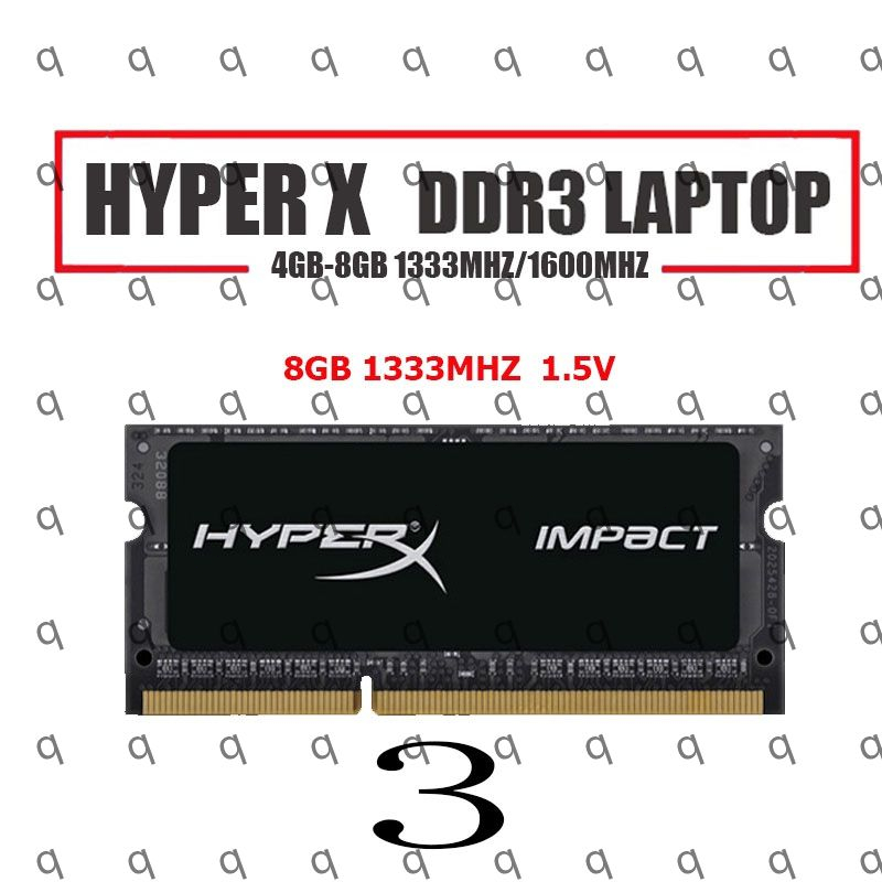 Kingston Hyperx 4GB/8GB Laptop RAM DDR3L DDR3 1600MHZ SODIMM memory for notebok 5736